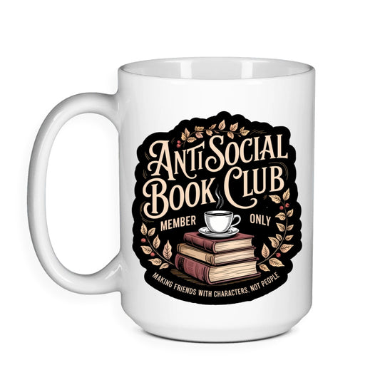 Anti-Social Book Club Member - Halloween Bookish Mug
