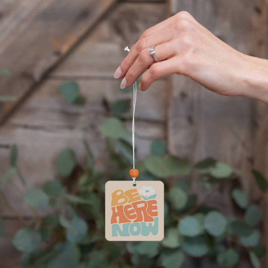 Be Here Now Car Air Freshener Studio Oh!