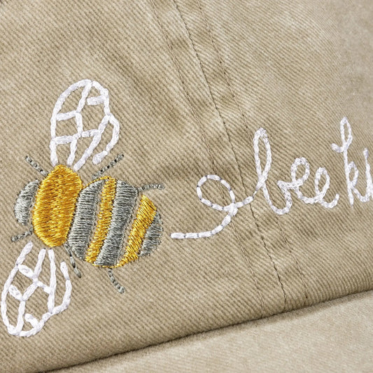 Bee Hat Embroidered with Bee Kind
