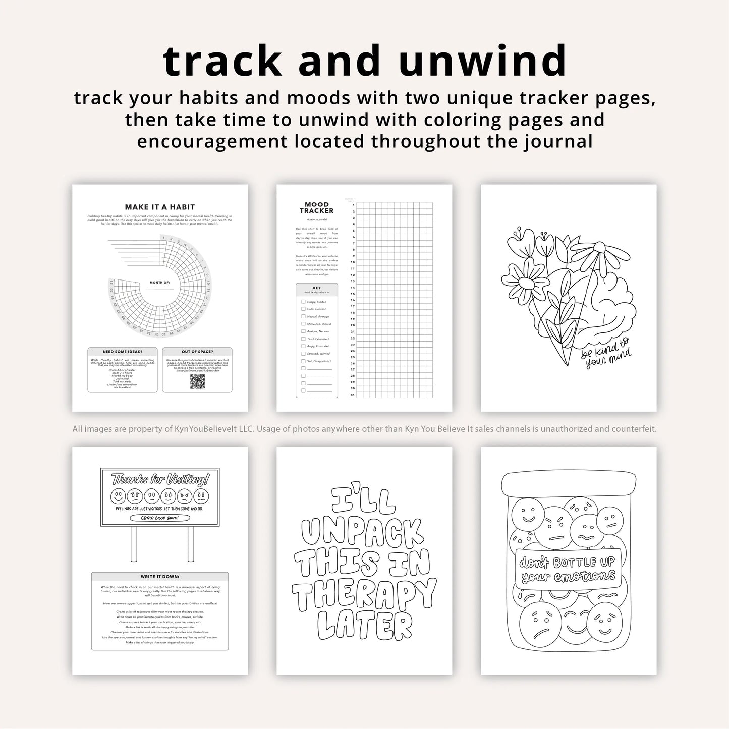 Blue Cover Mental Health Journal