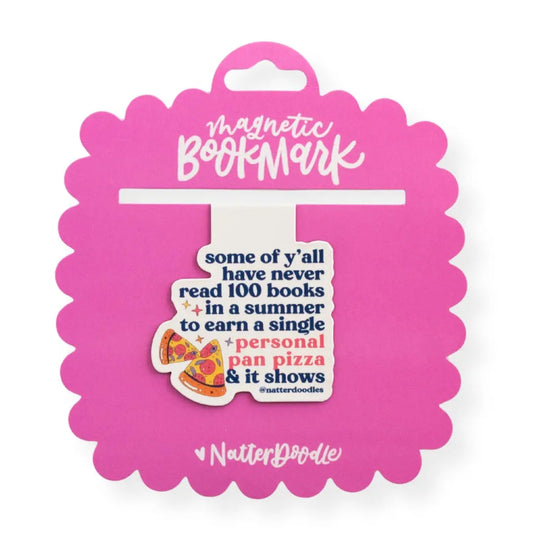 Book It Personal Pan Pizza Magnetic Bookmark – 90s Nostalgia NatterDoodle