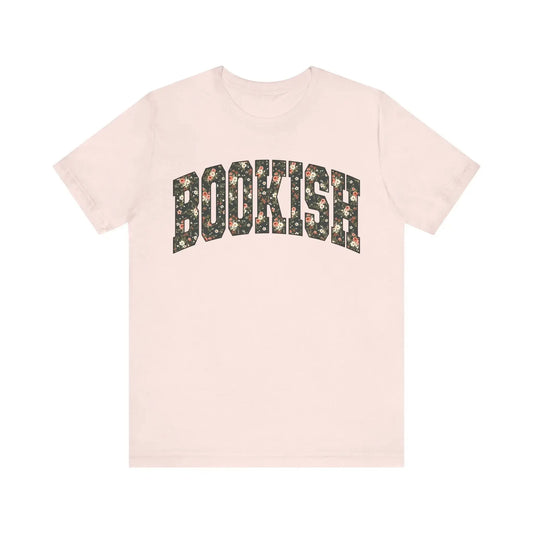 Bookish T-Shirt Floral College Print