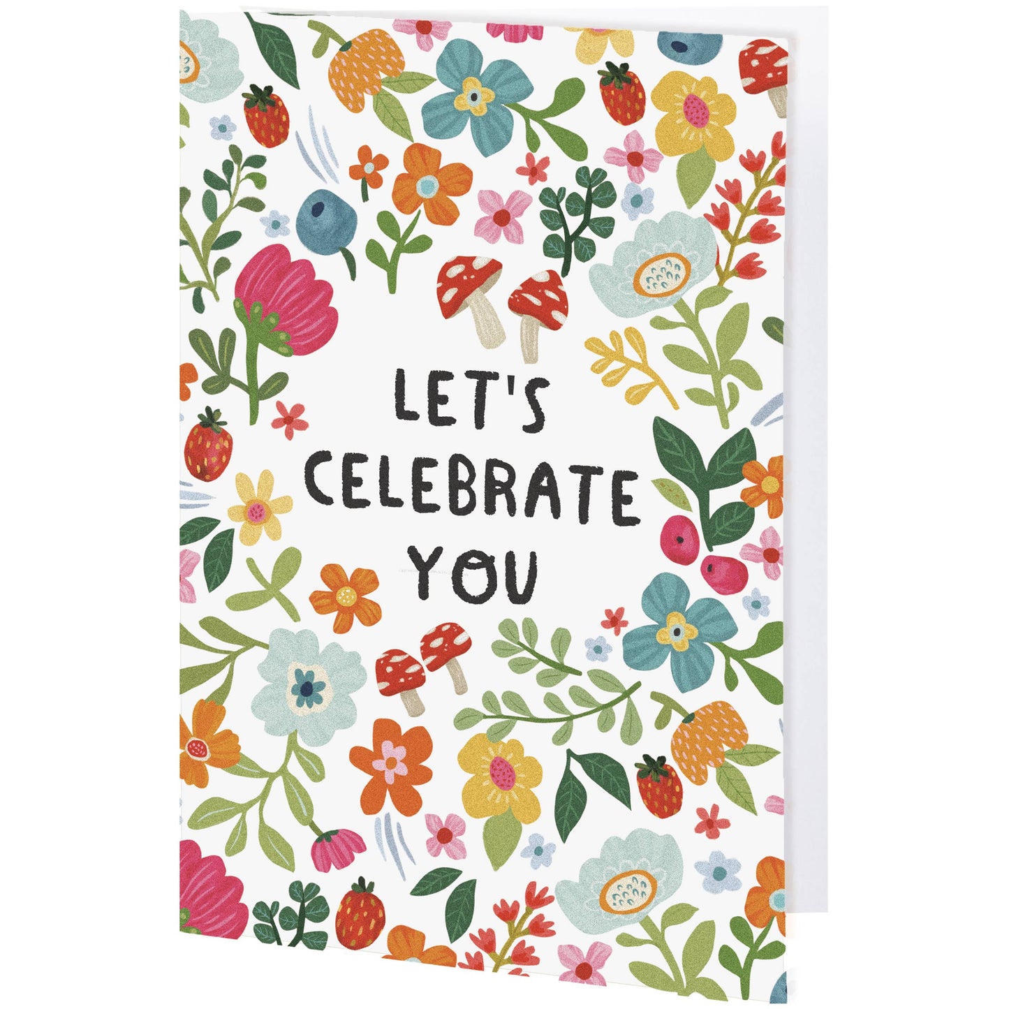 Colorful Celebrate You Greeting Card Primitives by Kathy