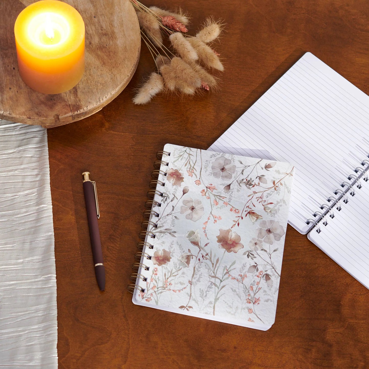 Cottage Garden Spiral Notebook - Just So Happy