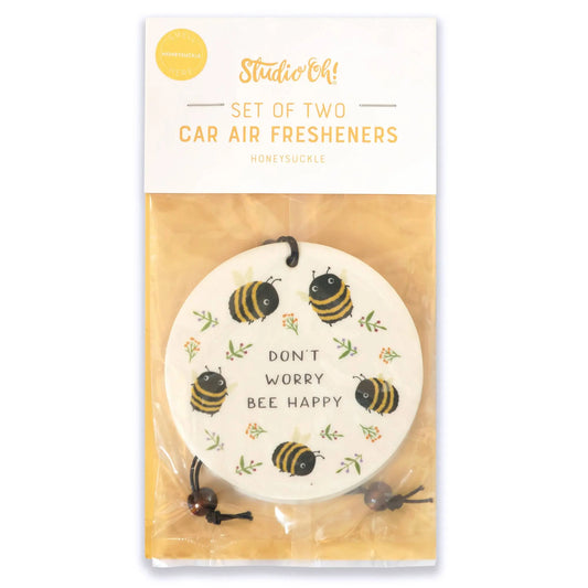 Don't Worry Bee Happy Air Freshener Studio Oh!