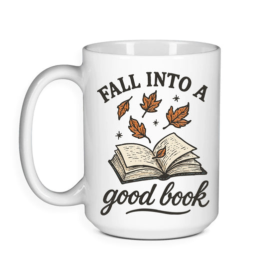 Fall Into a Good Book - Halloween Bookish Mug