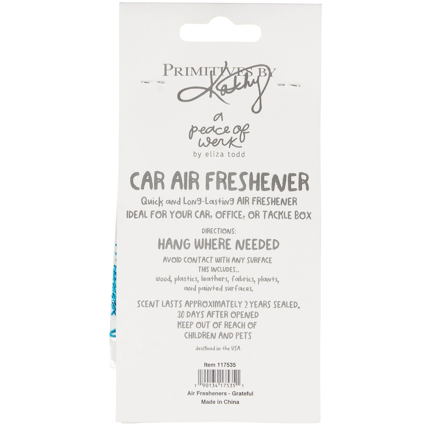 Grateful Air Freshener Primitives by Kathy