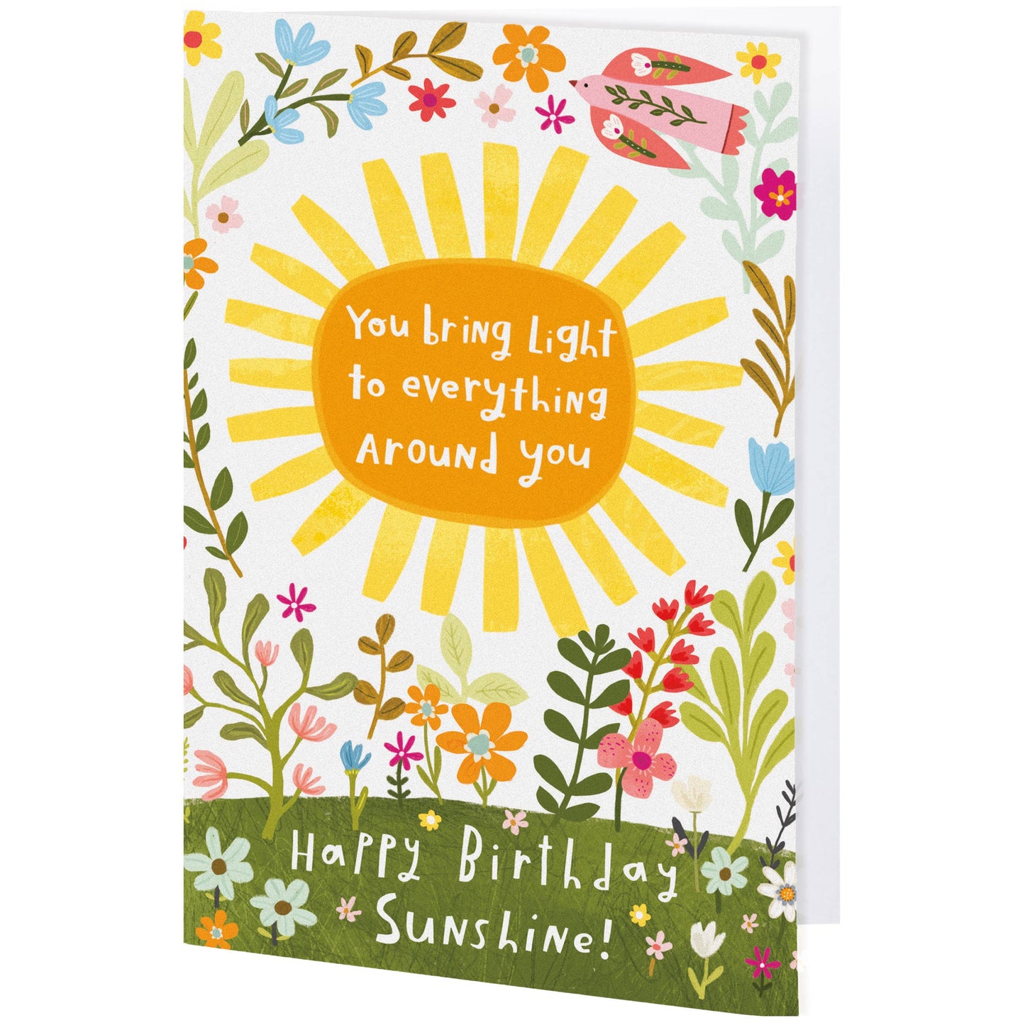 Happy Birthday Sunshine Greeting Card Primitives by Kathy