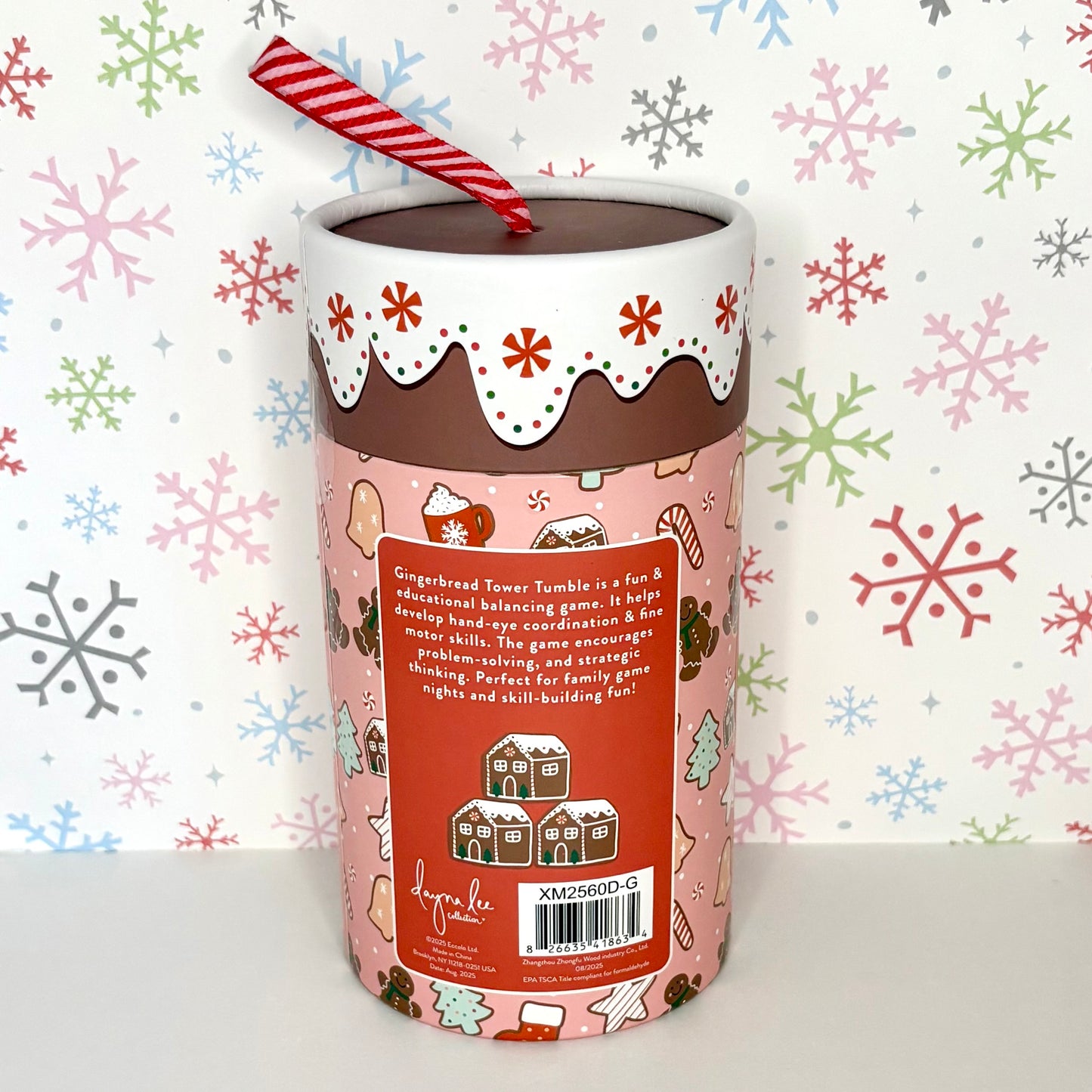 Gingerbread Tower Tumble Christmas Stacking Game