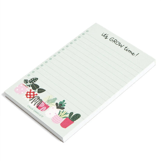 It's Grow Time Plant Notepad Callie Danielle