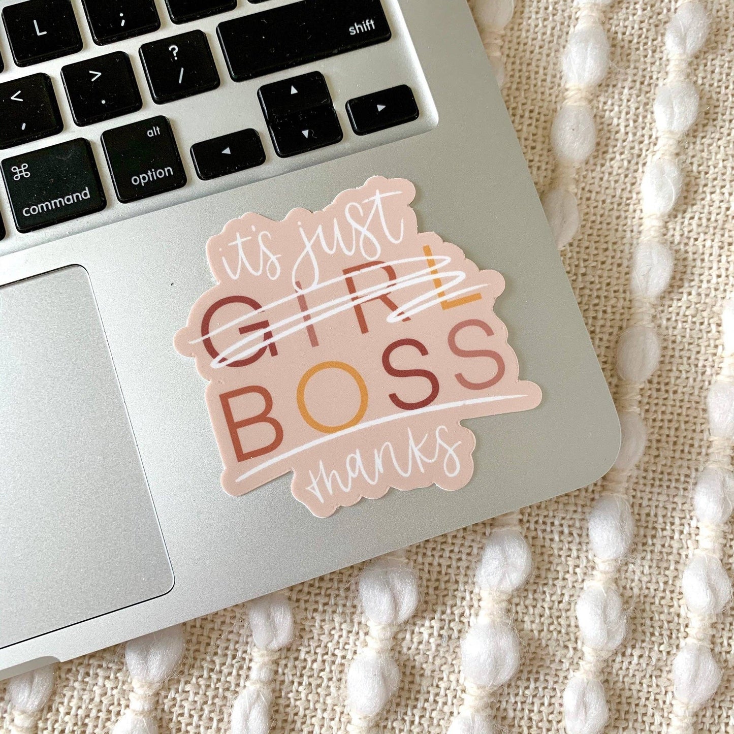 It's Just Boss Sticker 3x3in. - Just So Happy