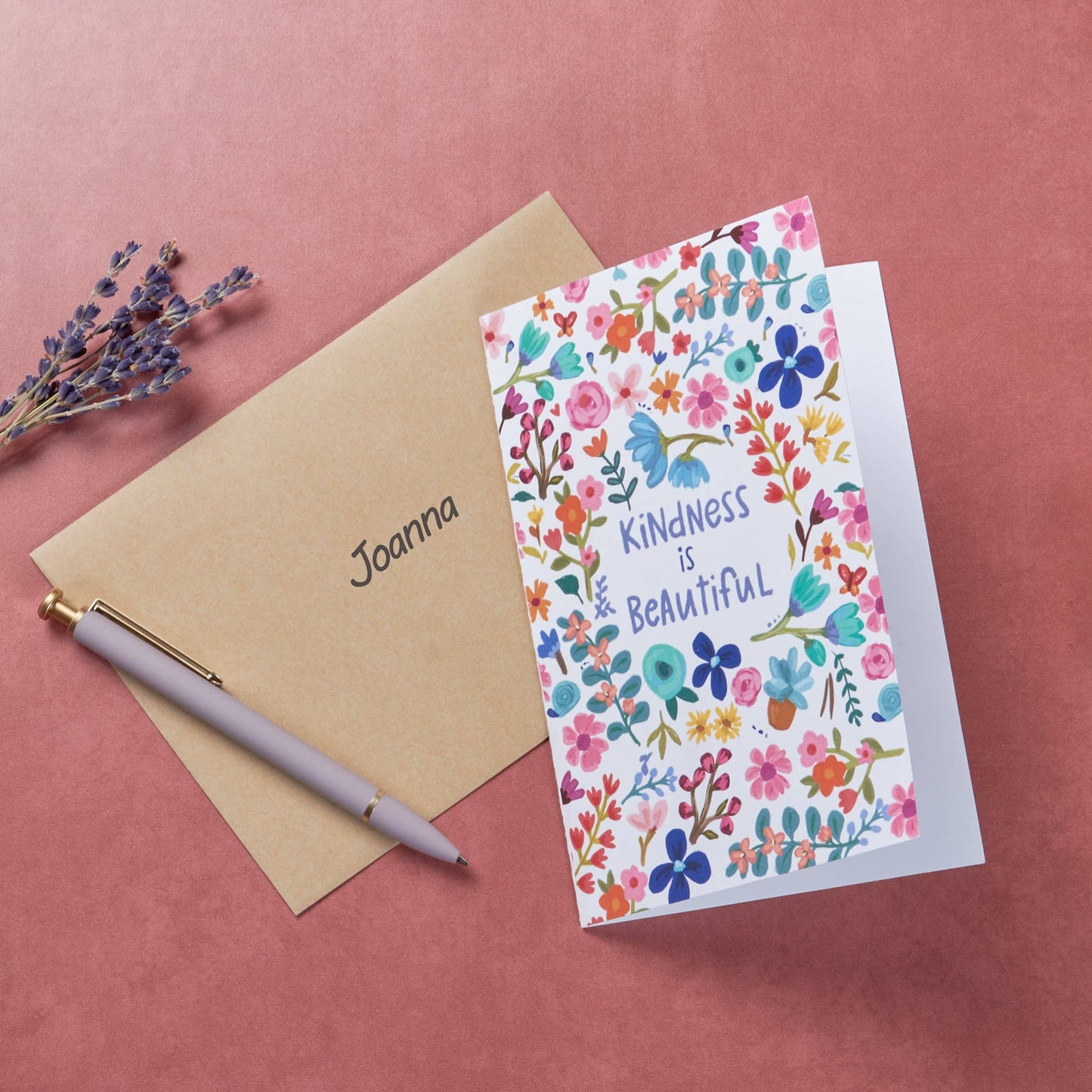 Kindness Greeting Card Primitives by Kathy