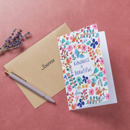 Kindness Greeting Card Primitives by Kathy