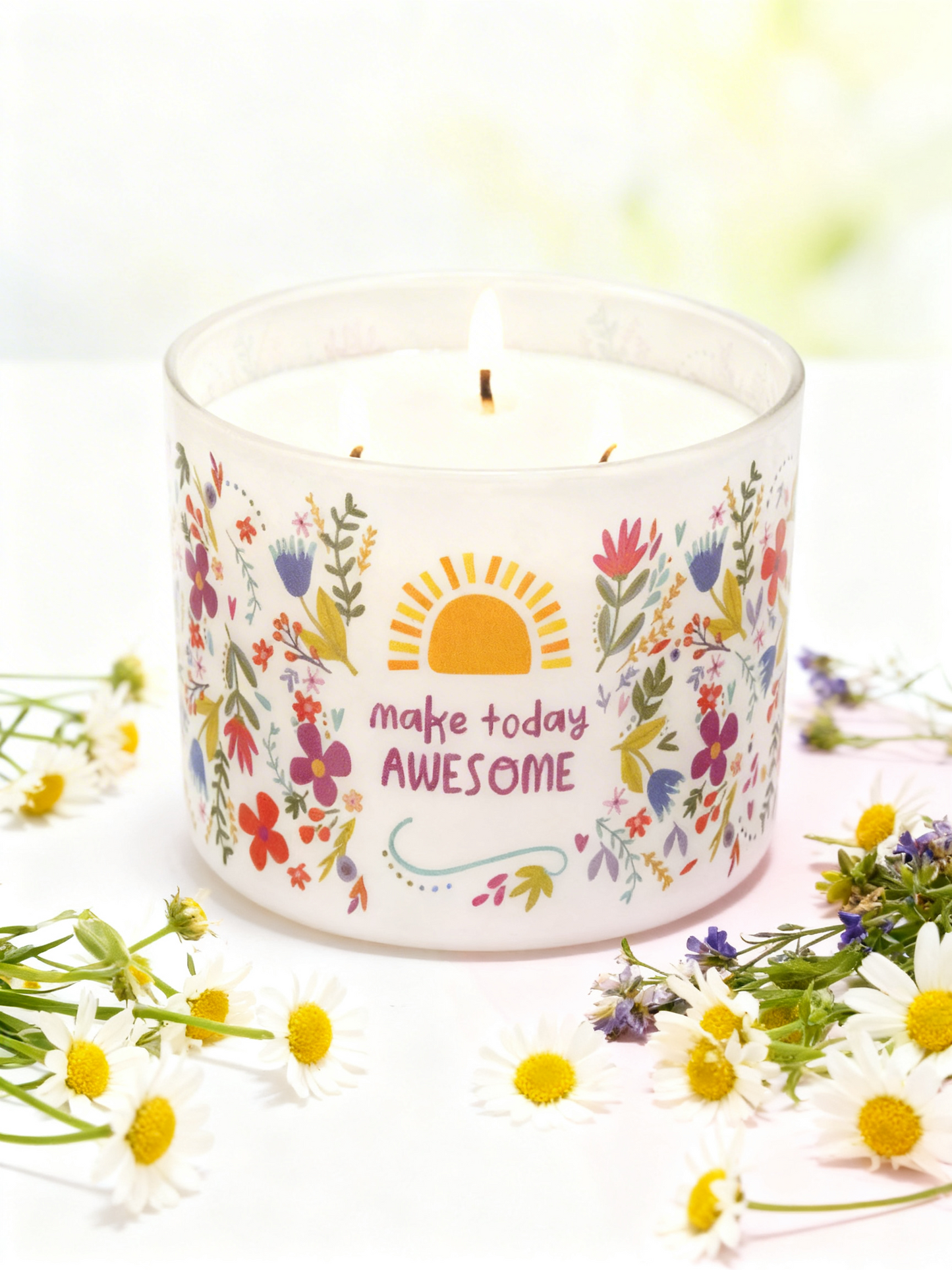 Make Today Awesome Vanilla Soy Candle