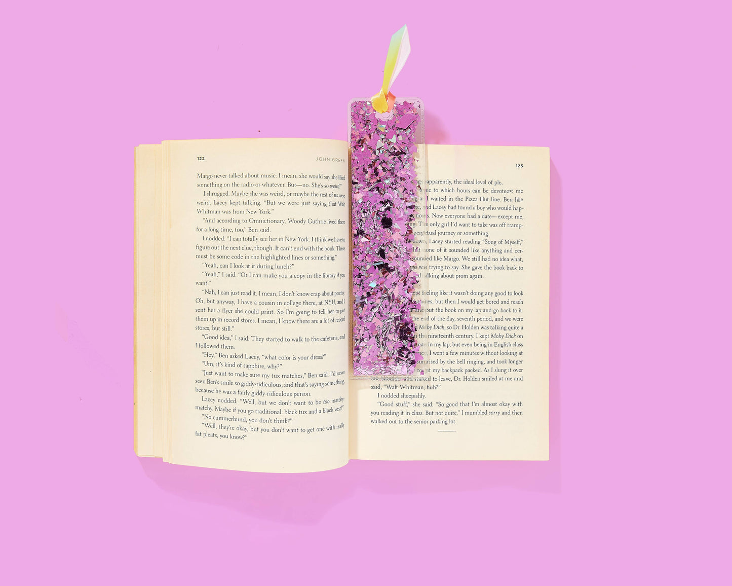 Purple Confetti + Tie Dye Ribbon Bookmark Taylor Elliott Designs