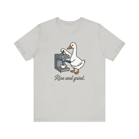 Rise and Grind T-Shirt Espresso Goose