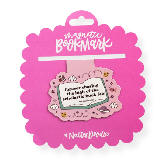 Scholastic Book Fair Magnetic Bookmark – 90s Kid Nostalgia NatterDoodle