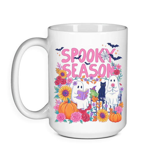 Spooky Season Ghosts - Halloween Bookish Mug