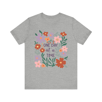 One Day at a Time Floral T-Shirt
