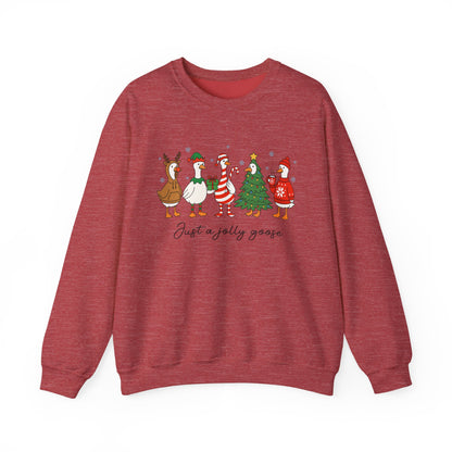 Just a Jolly Goose Christmas Sweatshirt