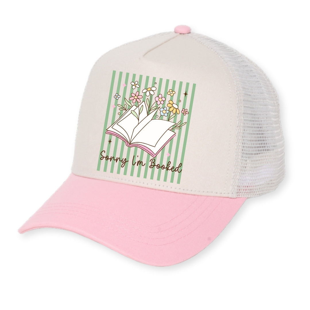 Sorry I'm Booked Stripes Hat Just So Happy