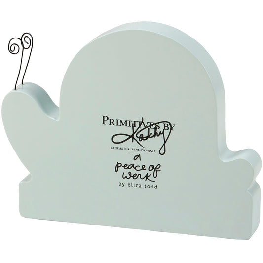 A Kind Heart Is A Brave Heart Snail Shelf Sitter Primitives by Kathy