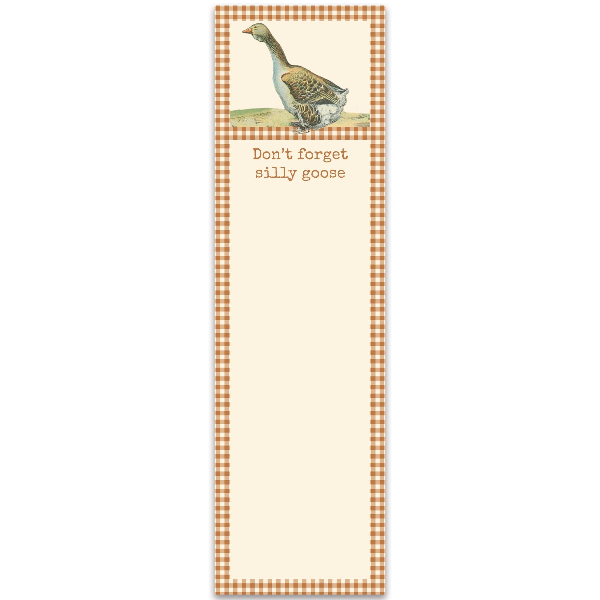 Don't Forget Silly Goose List Pad Primitives by Kathy