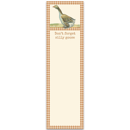 Don't Forget Silly Goose List Pad Primitives by Kathy