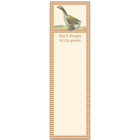 Don't Forget Silly Goose List Pad Primitives by Kathy