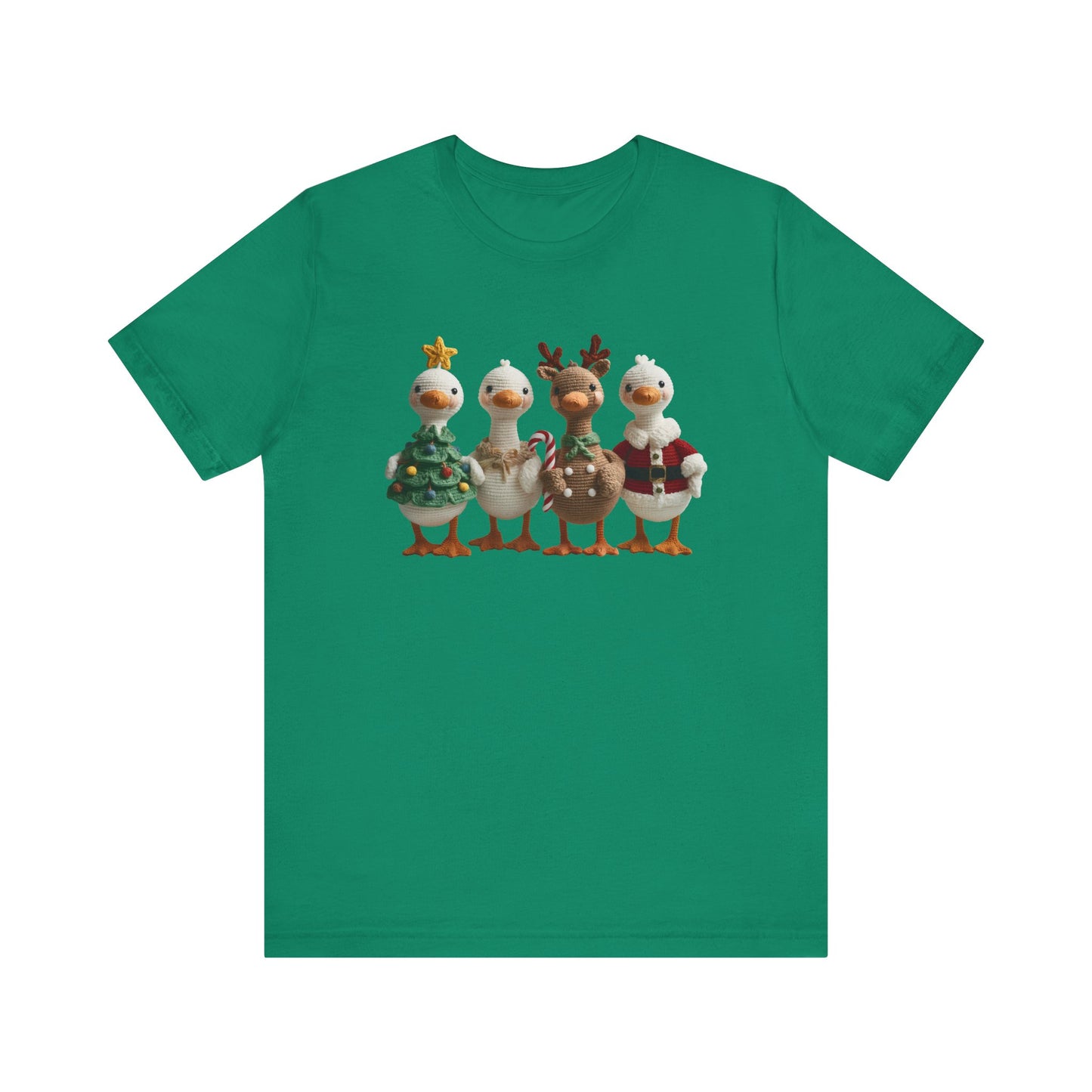 Silly Goose Gang Christmas T-Shirt - Faux Yarn