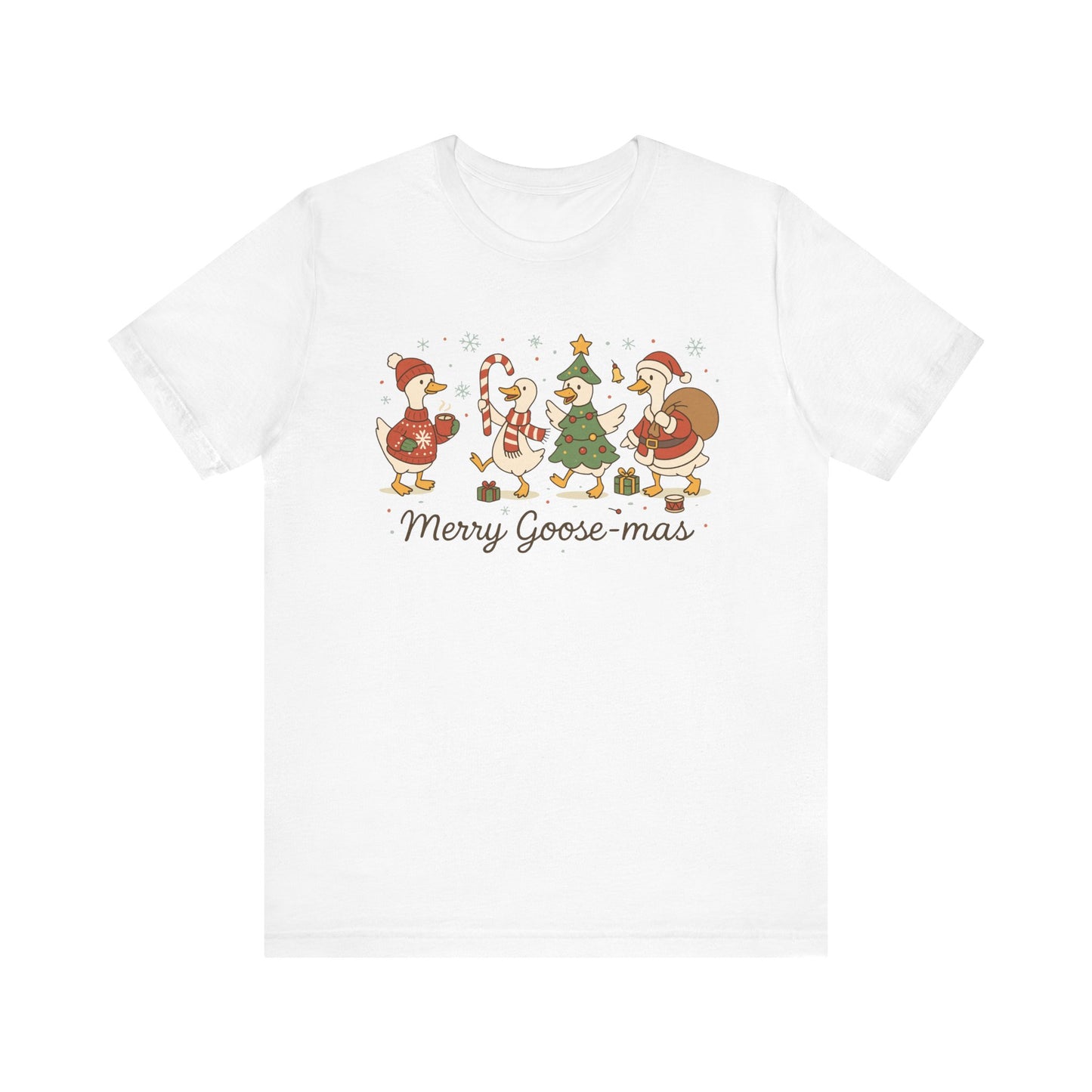 Merry Goosemas Christmas Goose T-Shirt