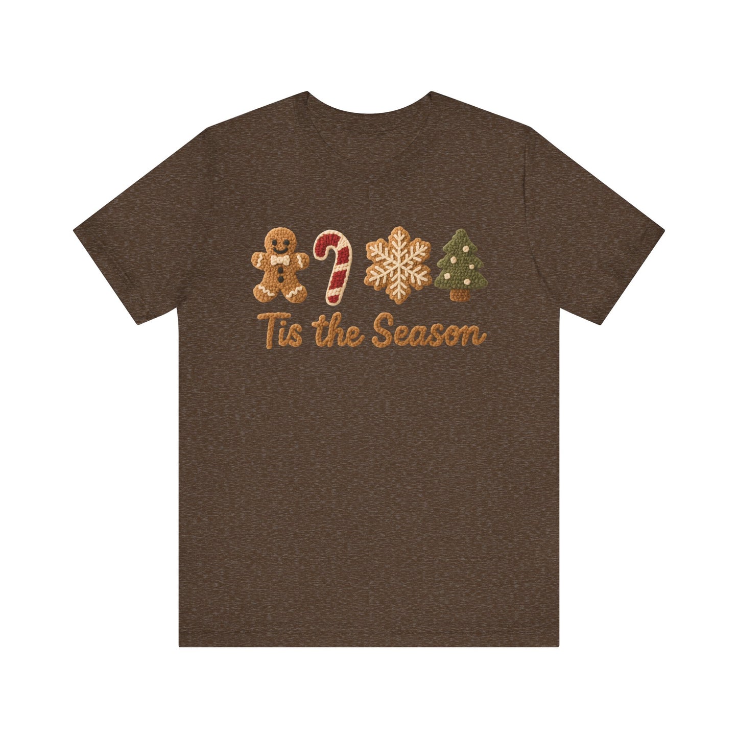 Tis the Season Christmas T-Shirt - Faux Yarn