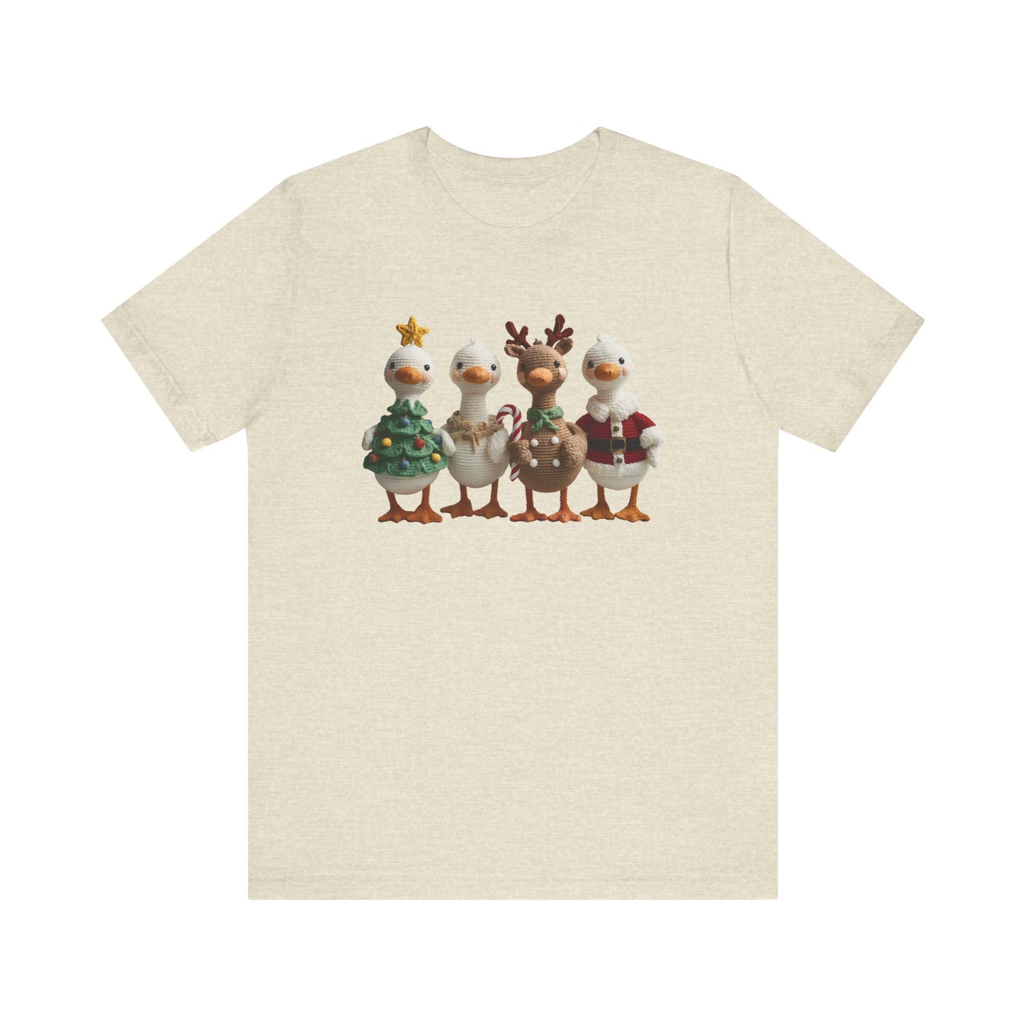 Silly Goose Gang Christmas T-Shirt - Faux Yarn