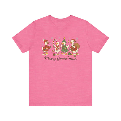 Merry Goosemas Christmas Goose T-Shirt