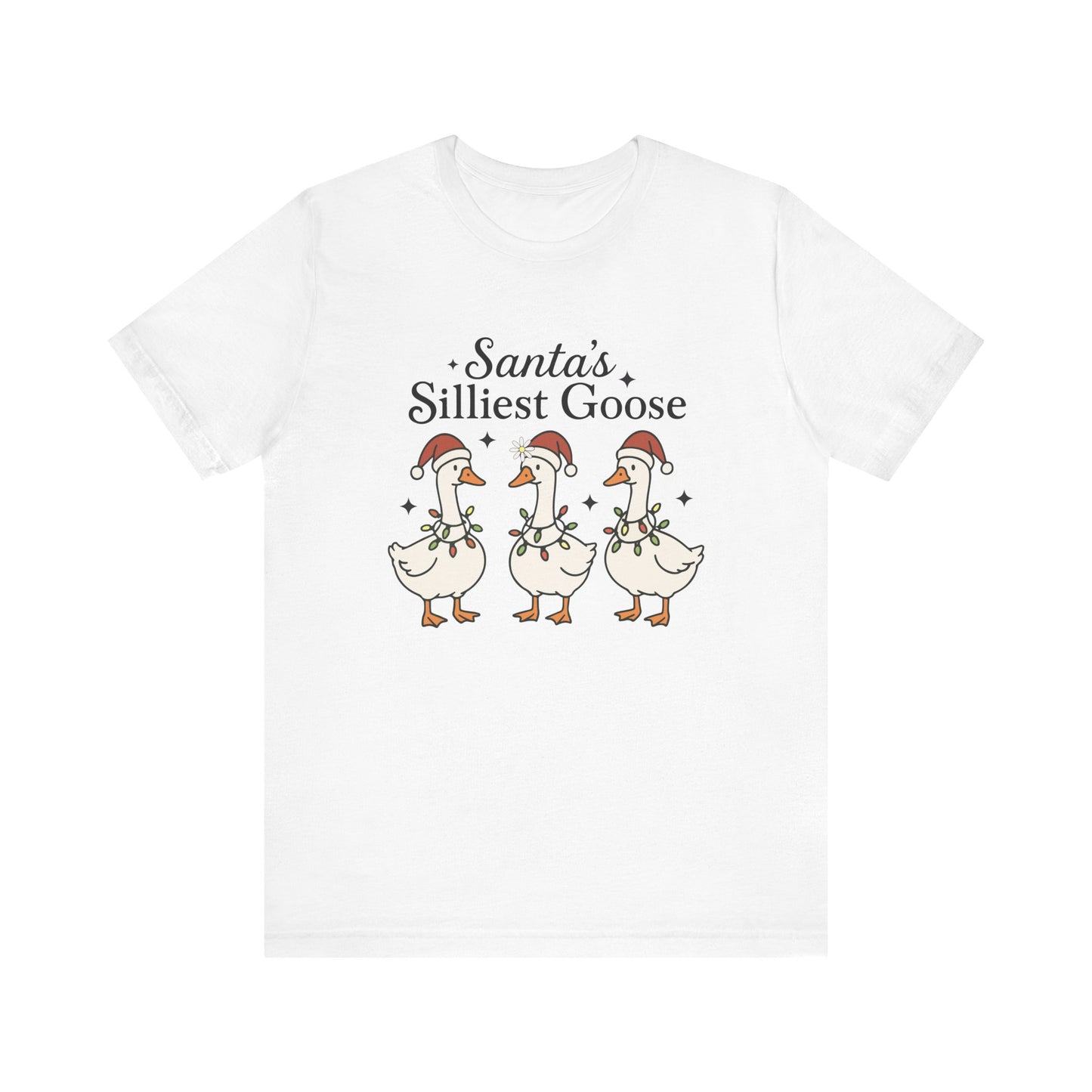 Santa's Silliest Goose Christmas T-Shirt