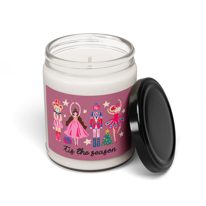 Tis the Season Nutcracker Christmas 9oz Scented Soy Candle
