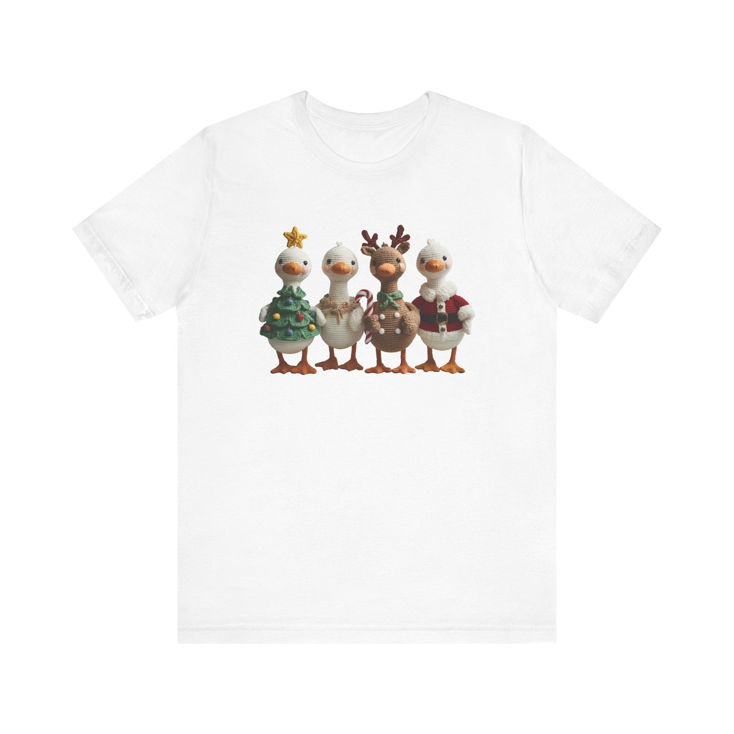 Silly Goose Gang Christmas T-Shirt - Faux Yarn