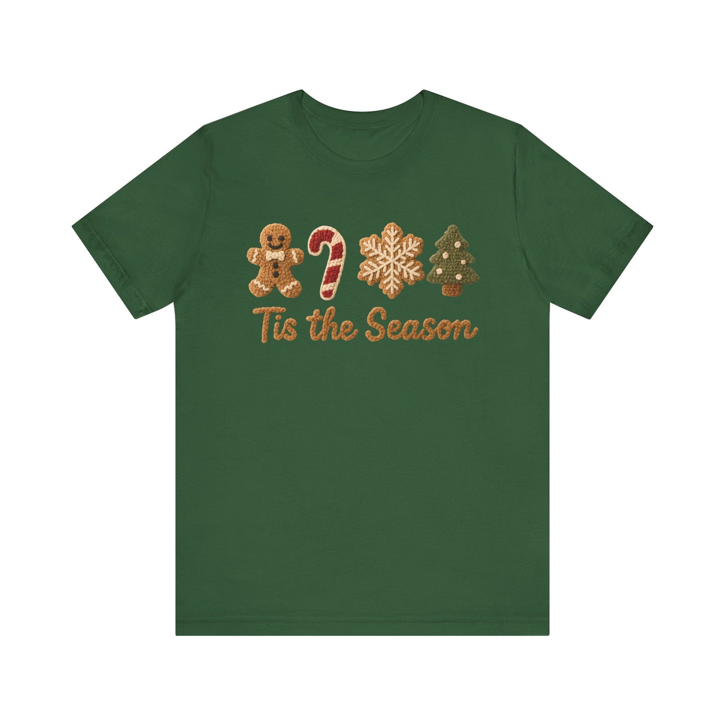 Tis the Season Christmas T-Shirt - Faux Yarn