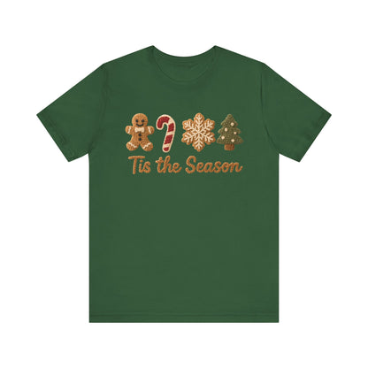 Tis the Season Christmas T-Shirt - Faux Yarn
