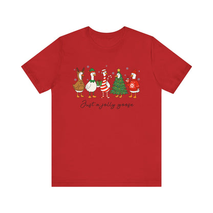 Just a Jolly Goose Christmas T-Shirt