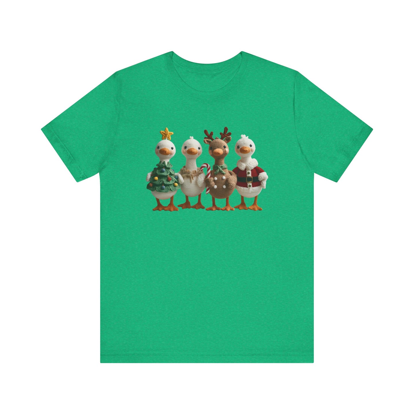 Silly Goose Gang Christmas T-Shirt - Faux Yarn