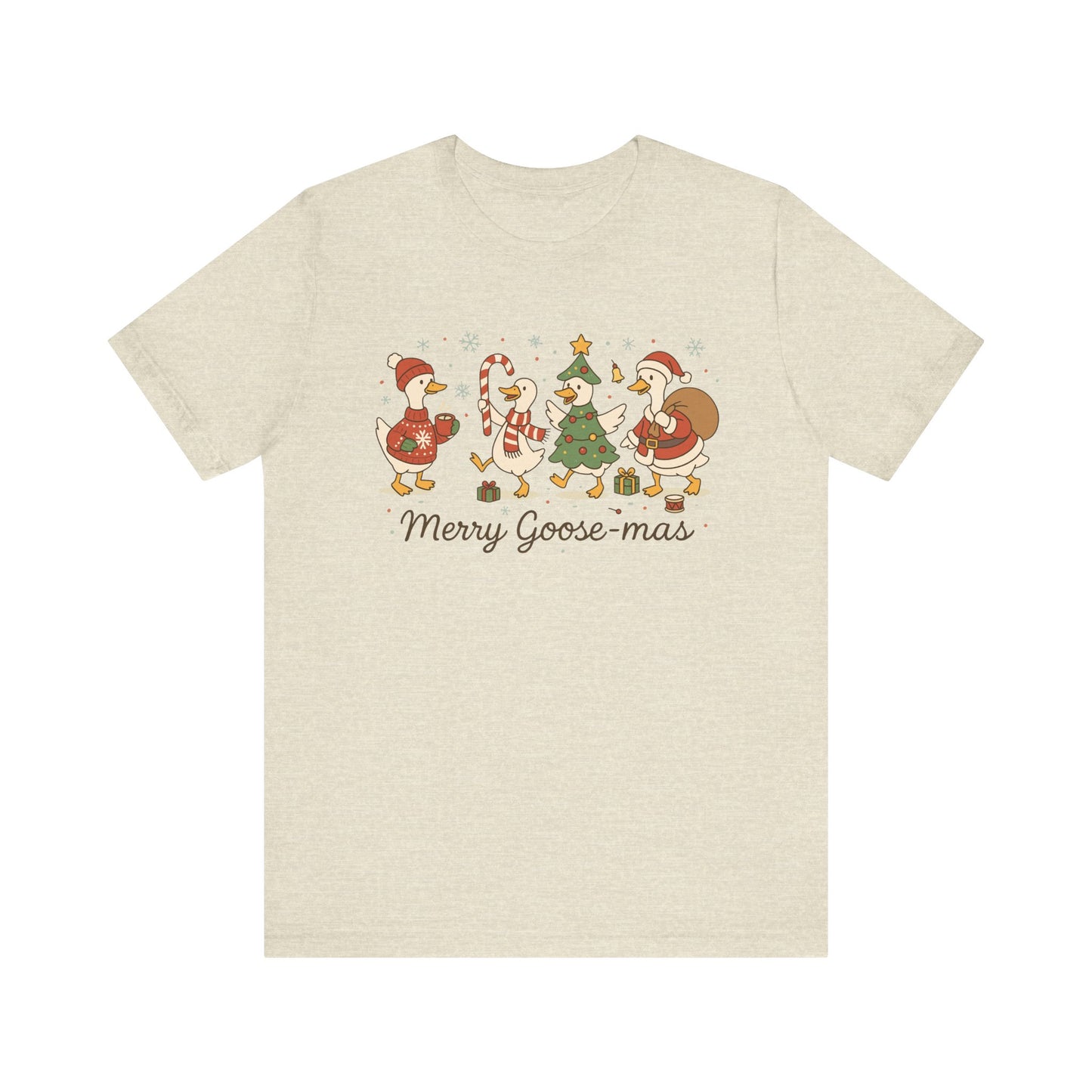 Merry Goosemas Christmas Goose T-Shirt
