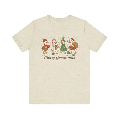Merry Goosemas Christmas Goose T-Shirt