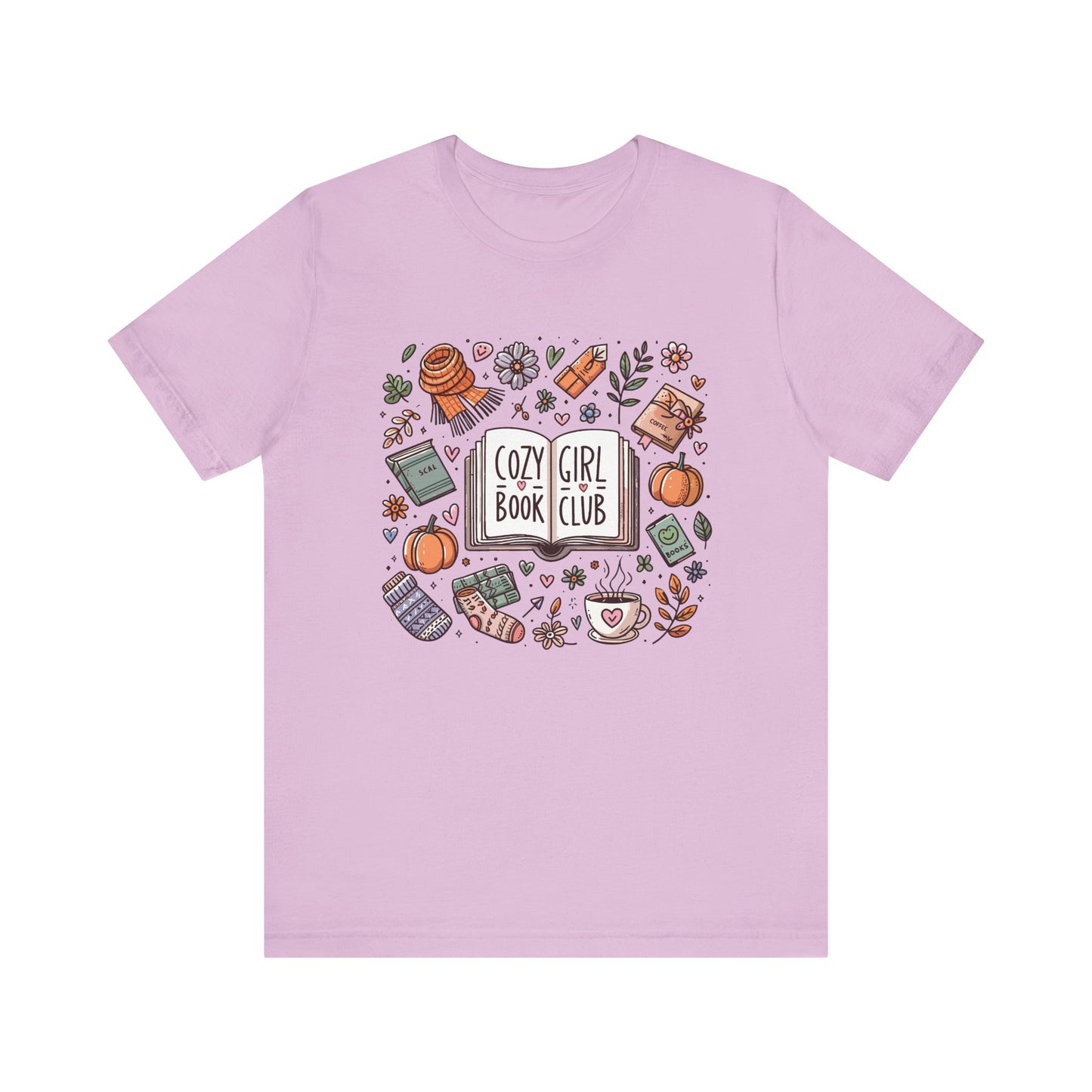 Cozy Girl Book Club Bookish T-Shirt