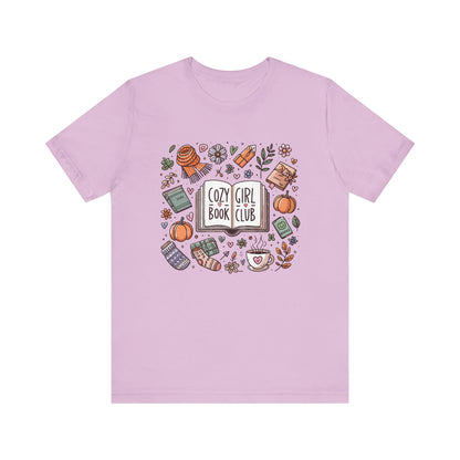 Cozy Girl Book Club Bookish T-Shirt