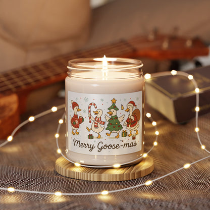 Merry Goosemas Christmas 9oz Scented Soy Candle