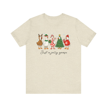 Just a Jolly Goose Christmas T-Shirt