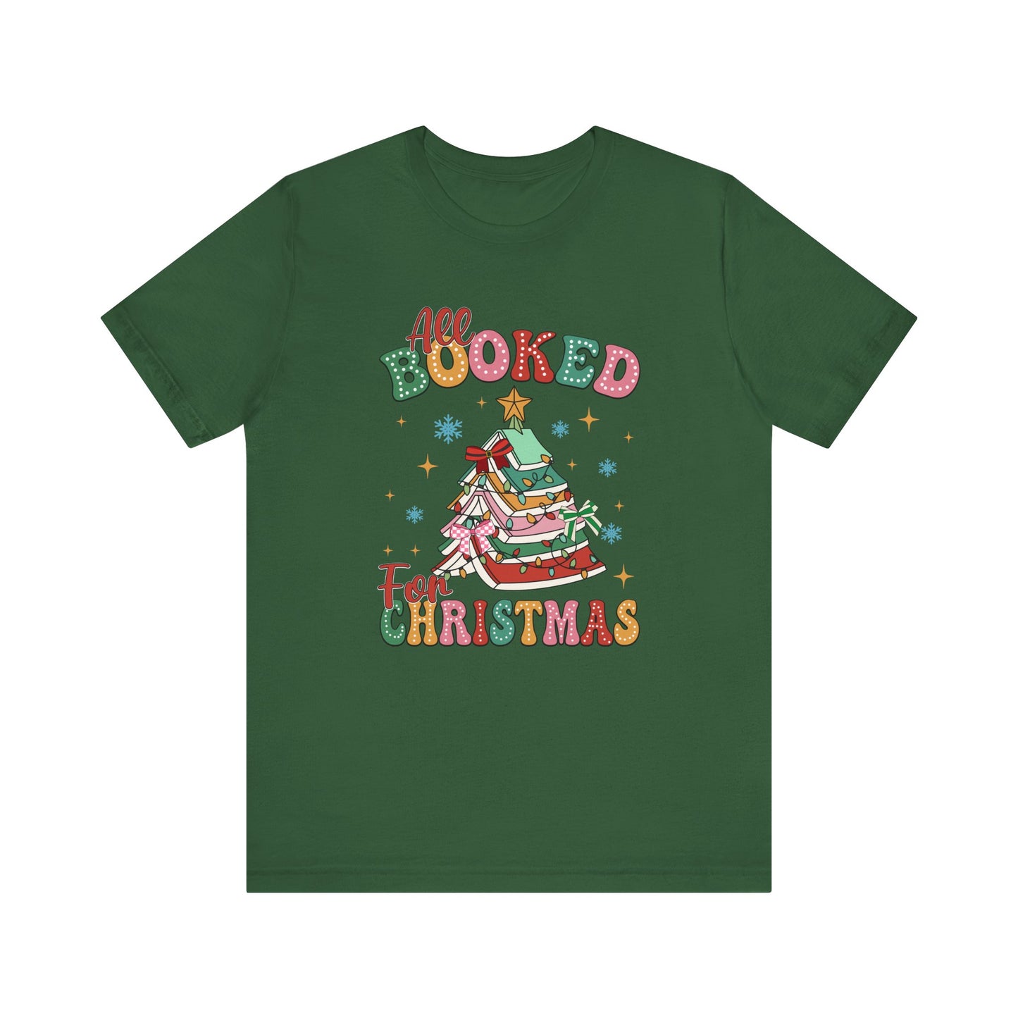 All Booked for Christmas T-Shirt