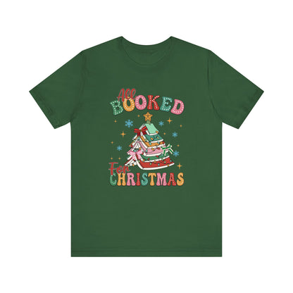 All Booked for Christmas T-Shirt