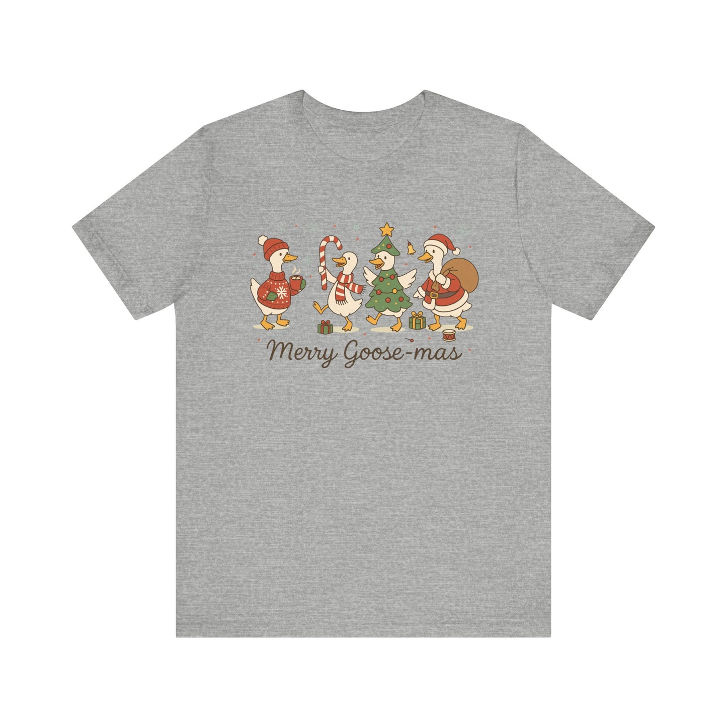 Merry Goosemas Christmas Goose T-Shirt